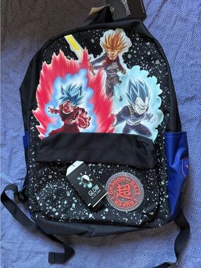 Bioworld Dragonball Z Super Trio 18” Backpack-NWT